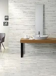 Background tile, Effect stone,calacatta, Color white, Glazed porcelain stoneware, 60x120 cm, Finish polished