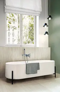 Background tile, Effect wood, Color beige,white, Style oriental, Glazed porcelain stoneware, 60x120 cm, Finish antislip