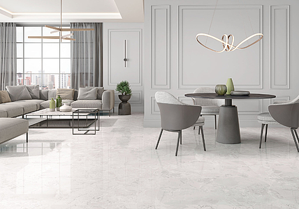 Background tile, Effect other marbles, Color white, Glazed porcelain stoneware, 60x120 cm, Finish polished