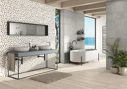 Background tile, Color multicolor, Ceramics, 29.5x90 cm, Finish matte