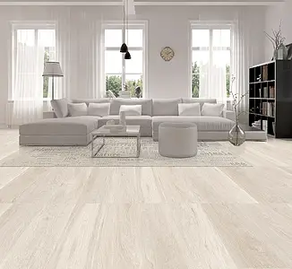 Background tile, Effect wood, Color grey, Glazed porcelain stoneware, 23x120 cm, Finish matte
