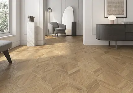 Background tile, Effect wood, Color brown, Glazed porcelain stoneware, 60x120 cm, Finish matte