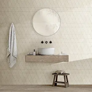 Mosaic tile, Effect concrete, Color beige, Glazed porcelain stoneware, 18.7x28.7 cm, Finish matte