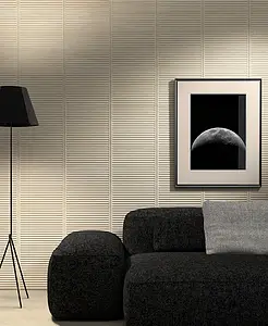 Background tile, Effect wood, Color beige, Ceramics, 25.9x90 cm, Finish matte