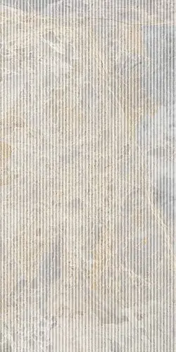 Keope Ceramiche, Elements Lux, JNB3_Versilia_fiorito_ivory_flute_3d