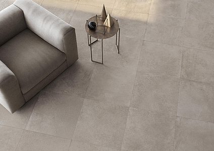 Фоновая плитка, Фактура под бетон, Цвет серый, Неглазурованный керамогранит, 60x60 см, Поверхность матовая