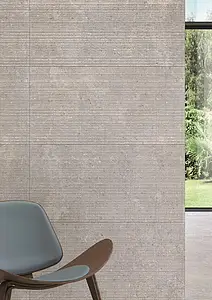 Background tile, Effect stone,other stones, Color grey, Glazed porcelain stoneware, 60x120 cm, Finish antislip
