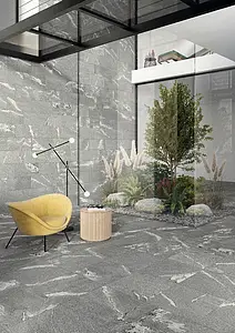 Background tile, Effect stone,granite, Color grey, Unglazed porcelain stoneware, 30x60 cm, Finish antislip