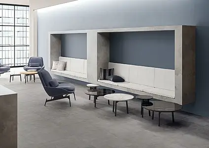Фоновая плитка, Фактура под бетон, Цвет серый, Неглазурованный керамогранит, 60x60 см, Поверхность противоскользящая