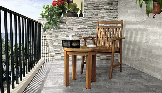 Background tile, Effect other stones, Color beige, Glazed porcelain stoneware, 7.5x38.5 cm, Finish antislip