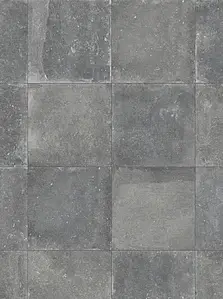 Carrelage, Effet pierre,autres types de pierre, Teinte grise, Grès cérame non-émaillé, 100x100 cm, Surface antidérapante