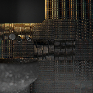Hintergrundfliesen, Unglasiertes Feinsteinzeug, 20x20 cm, Oberfläche matte