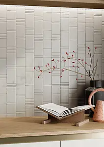 Background tile, Effect unicolor, Color grey, Ceramics, 7.5x15 cm, Finish matte