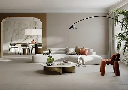 Background tile, Effect resin, Color grey,brown, Unglazed porcelain stoneware, 120x280 cm, Finish matte