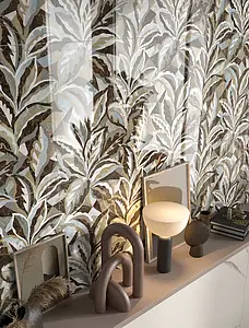Background tile, Color grey,brown,multicolor, Unglazed porcelain stoneware, 60x120 cm, Finish polished