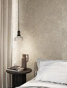 Grundflise, Effekt andre sten, Farve beige, Glaseret porcelænsstentøj, 120x278 cm, Overflade Sleben