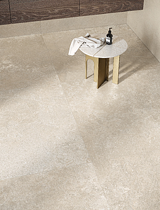 Hintergrundfliesen, Optik andere steine, Farbe beige, Glasiertes Feinsteinzeug, 120x120 cm, Oberfläche Satinierte
