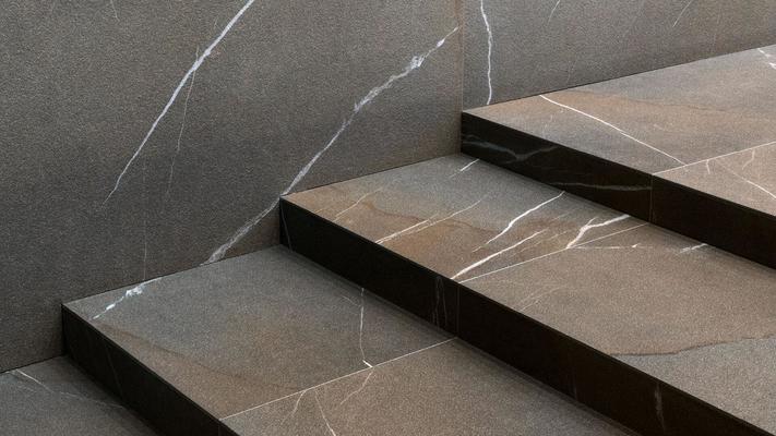 In-Side Porcelain Tiles produced by Laminam, Stone effect