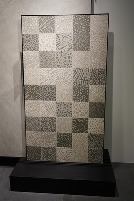 Carrelage grès cérame Concreto fabrication de Lea Ceramiche, Style patchwork,designer, Effet béton