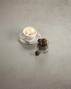 Background tile, Effect resin, Color grey, Glazed porcelain stoneware, 120x120 cm, Finish antislip