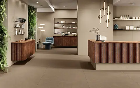 Background tile, Effect resin, Color beige, Glazed porcelain stoneware, 60x120 cm, Finish antislip