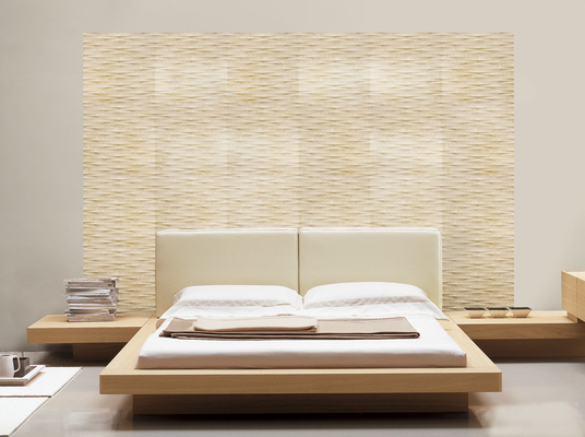 Hintergrundfliesen, Farbe beige, Stil design, Naturstein, 60x60 cm, Oberfläche matte