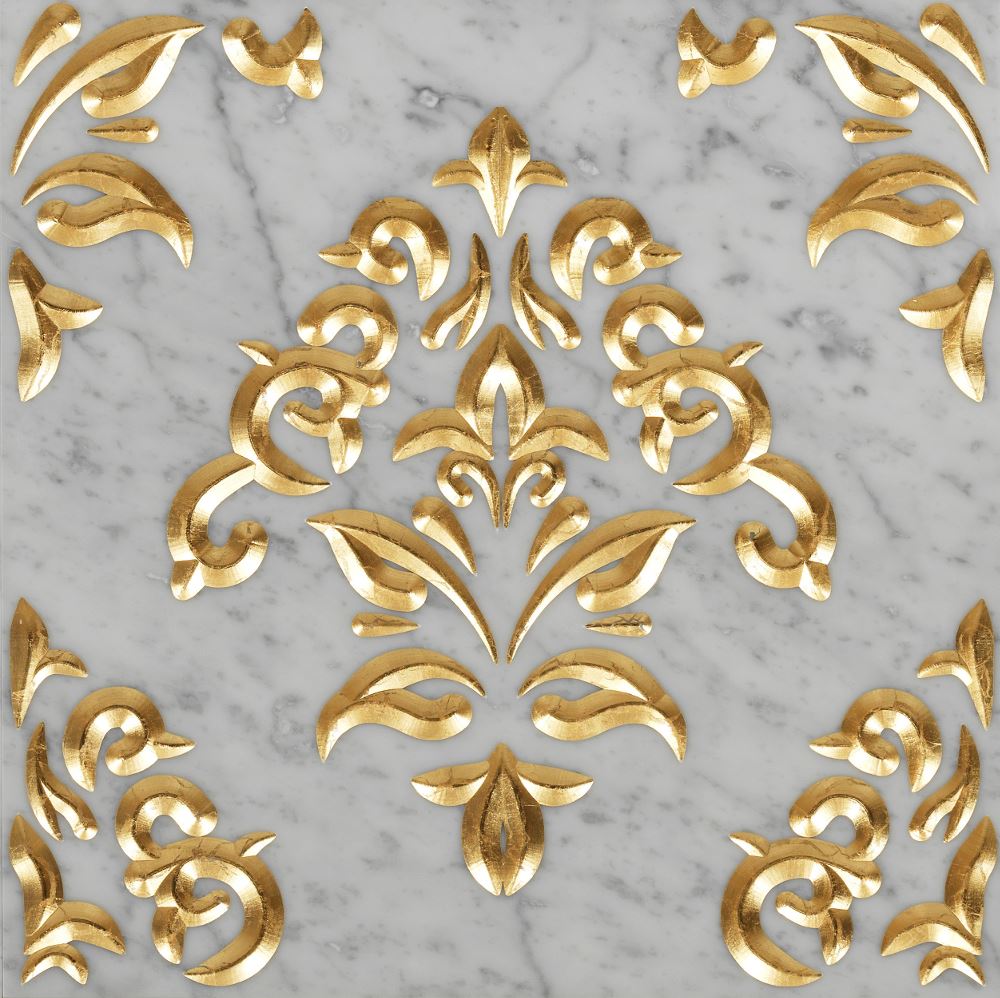 Luxury6CarraraGhiaccioGold Lithos Design Luxury