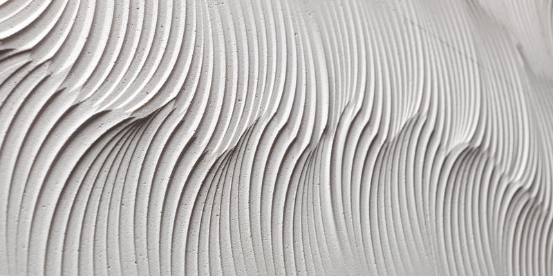 Grundflise, Farve hvid, Stil designer, Natursten, 40x80 cm, Overflade mat