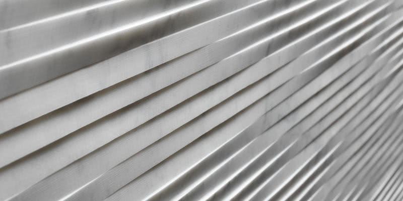 Piastrella di fondo, Colore grigio, Stile design, Pietra naturale, 40x80 cm, Superficie opaca