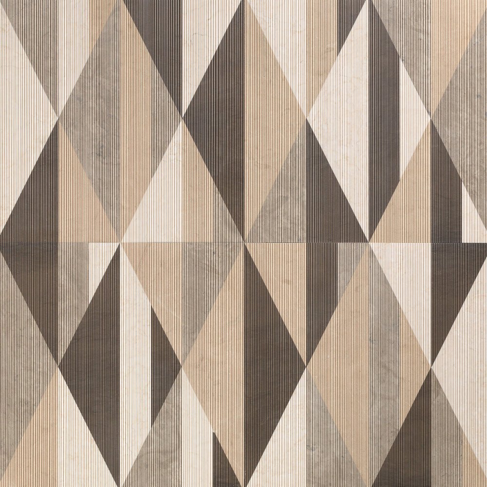 Tangram Cappuccino Reeded Lithos Design Opus