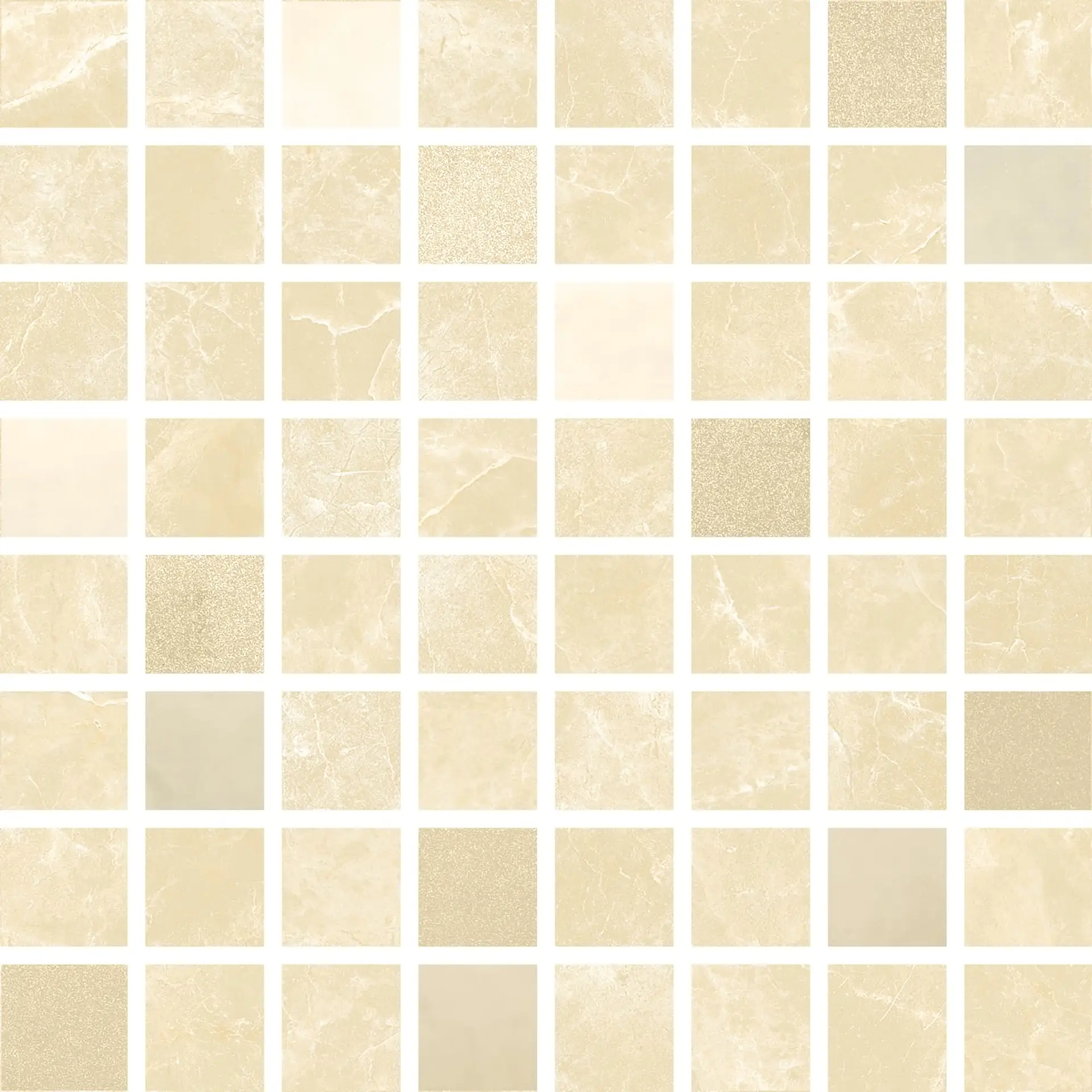 B663.0104.031_MosaicMarbleCreamMatt Love Tiles Marble