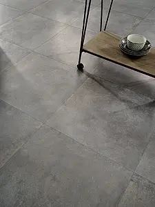 Background tile, Effect metal, Color grey, Glazed porcelain stoneware, 59.9x59.9 cm, Finish matte