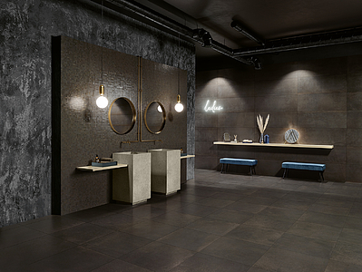 Metallic Ceramic Tiles produced by Love Ceramic Tiles, Style loft, Metal effect
