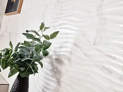 Taustalaatta, Teema luonnonkivi,calacatta, Väri valkoinen väri, Keramiikka, 35x70 cm, Pinta matta