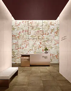 Background tile, Color pink, Ceramics, 45x120 cm, Finish matte