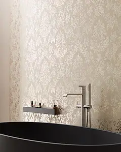 Background tile, Color beige, Style designer, Glazed porcelain stoneware, 60x120 cm, Finish aged