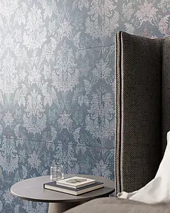 Background tile, Effect metal, Color navy blue, Style designer,left_menu_venecianskij, Glazed porcelain stoneware, 60x120 cm, Finish aged