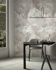 Background tile, Color white, Style designer,left_menu_venecianskij, Glazed porcelain stoneware, 60x120 cm, Finish matte