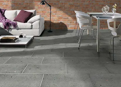 Background tile, Effect other stones, Color grey, Glazed porcelain stoneware, 25x50 cm, Finish antislip