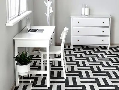 Background tile, Effect other marbles, Color black, Unglazed porcelain stoneware, 7.5x30 cm, Finish antislip