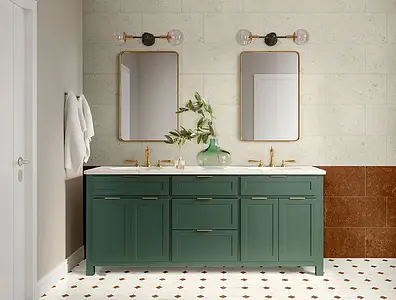 Background tile, Effect other marbles, Color beige,white, Unglazed porcelain stoneware, 30x60 cm, Finish matte