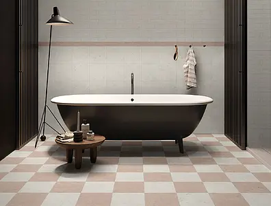 Background tile, Effect other marbles, Color pink, Unglazed porcelain stoneware, 30x30 cm, Finish matte