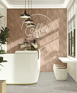 Background tile, Effect terrazzo, Color grey, Unglazed porcelain stoneware, 80x80 cm, Finish matte