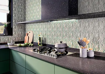 Background tile, Color multicolor, Glazed porcelain stoneware, 20x20 cm, Finish matte