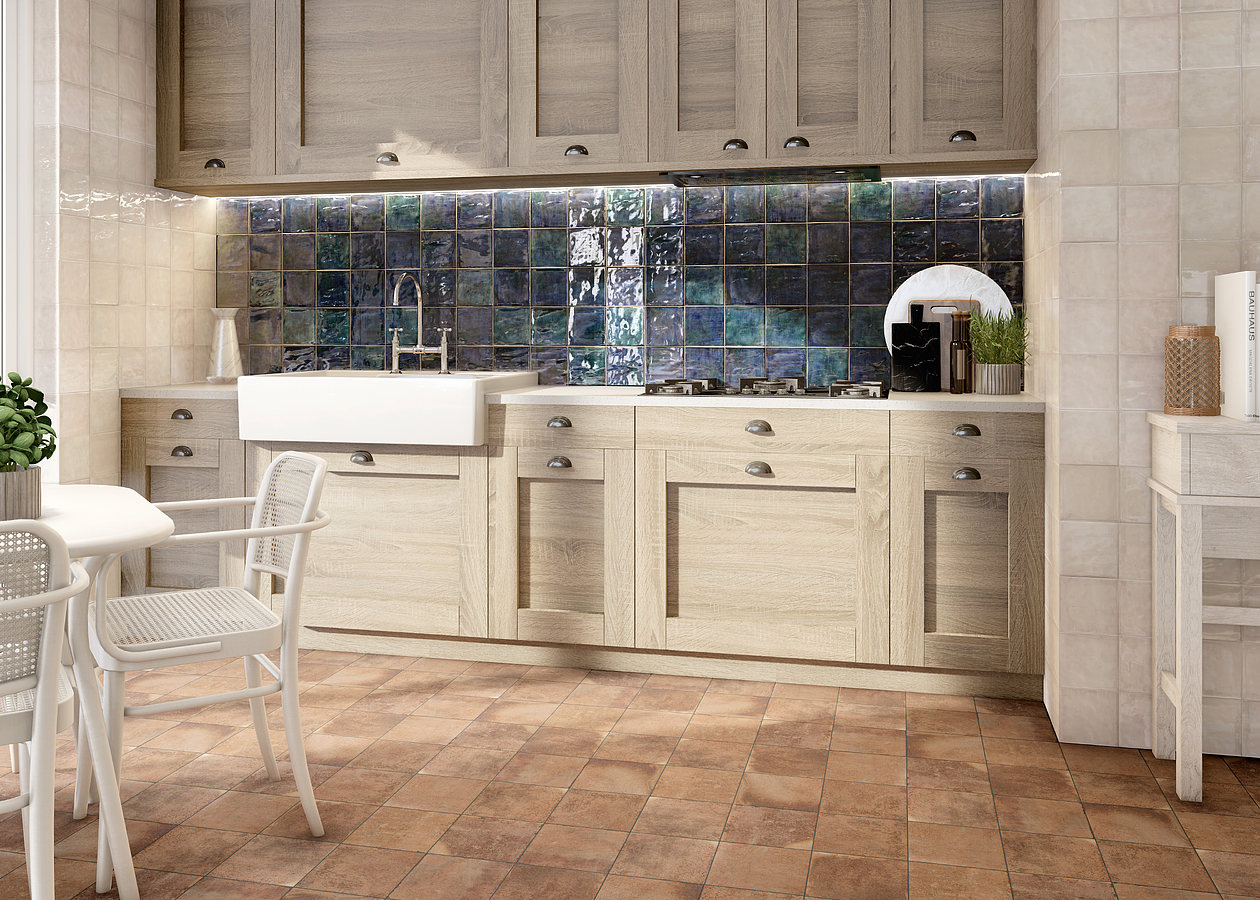 Navy blue tiles 15x15 (Spain). Reviews. Samples to Canada in 48h