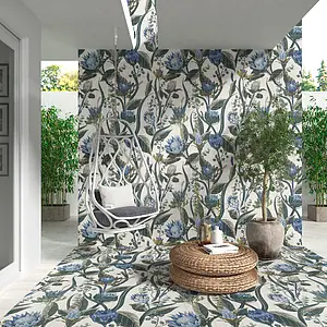 Panel, Color multicolor, Glazed porcelain stoneware, 120x120 cm, Finish antislip
