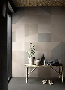 Background tile, Effect concrete, Color multicolor, Ceramics, 60x180 cm, Finish matte
