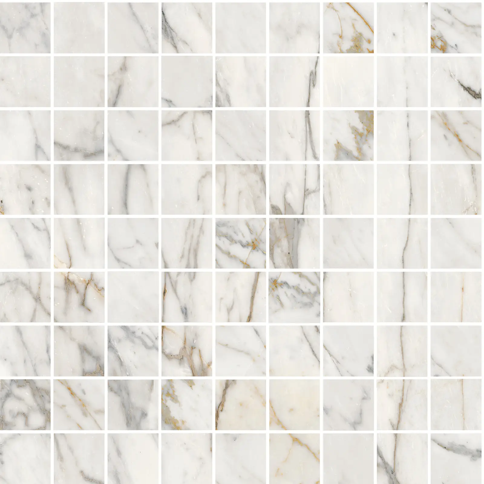 M4GX_AllmarbleGoldenWhiteMosaico Marazzi Allmarble