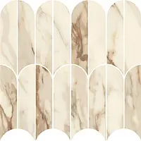 MEZG_AllmarbleCalacattaVenaVecchiaMosaicoVentaglioLux Marazzi Allmarble