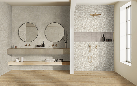 Background tile, Effect wood, Color brown, Unglazed porcelain stoneware, 20x120 cm, Finish matte